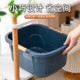 Japanese Imported Mujie Household Foot Bath Basin, Health-Preserving Foot Soak Tub, Portable Over-The-Knee Massage Foot Bath Basin for Dormitories