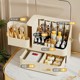 Japanese Imported Cosmetics Storage Box Desktop Dustproof Dressing Table Skincare Product Organizer Acrylic Storage Box Cabinet