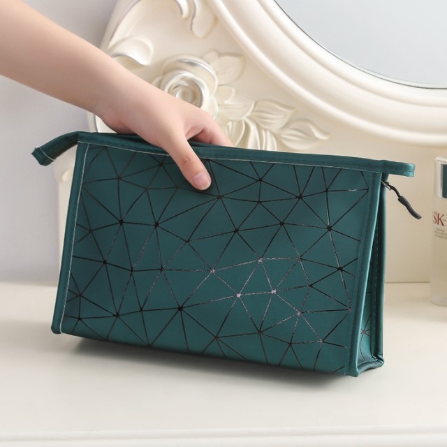 Japanese Imported Mujie Makeup Bag, Trendy and Simple Portable Cosmetic Storage Bag, Handbag-Style Travel Storage Bag