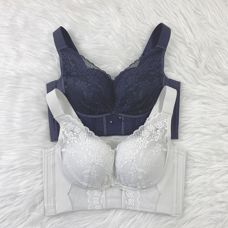 Wire-Free Medium-Thick B Cup Tourmaline Massage Particle Bra, Side Breast Support, Anti-Sagging, Push-Up, Adjustable Bra for Women Wire-Free Medium-Thick B Cup Tourmaline Massage Particle Bra, Side Breast Support, Anti-Sagging, Push-Up, Adjustable Bra for Women