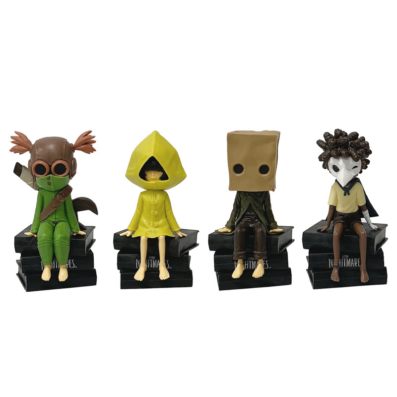 Little Nightmare Game Sitting Posture Little Six Mo Nuo Little Luo Little Jie Figure Model Doll Toy Ornament Gift