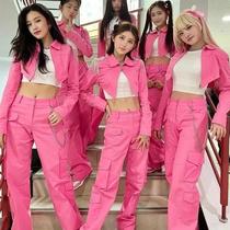 ive Korean womens groups same performance costumes for student jazz dance and singing new dance fashion overalls suit