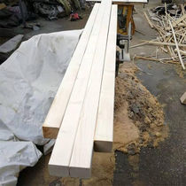 Polished square column logs solid wood dragon frame building materials wooden strips partition wood 4 8cm*4 8cm