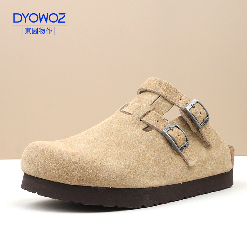 Dyowoz/Dongyuanwu Thick-Soled Waterproof Platform Height-Increasing Shoes Birkenstock Cork Half-Toe Slippers for Women, Versatile and Can Be Worn in Two Ways Dyowoz/Dongyuanwu Thick-Soled Waterproof Platform Height-Increasing Shoes Birkenstock Cork Half-Toe Slippers for Women, Versatile and Can Be Worn in Two Ways