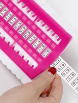 50-bit cross-stitch thread arranger large winding thread organizer embroidery artifact winding board mark needle threading quick threading