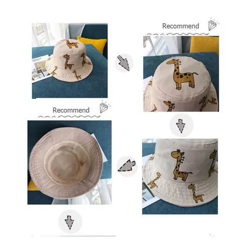 Весна осенняя детская шляпа ведра мультфильм жираф