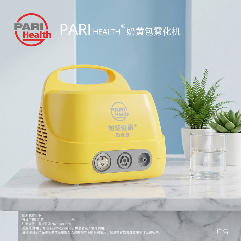 Pari Nebulizer Machine for Bronchopneumonia, Compression Nebulizer for Children, Home Use