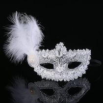 Annual Party Masquerade Feather Mask Half Face Full Face Eye Mask Makeup Girl Photo Party Adult Childrens Activities