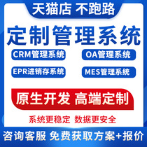 crm customer management system enterprise management erp purchase sale and inventory oa office software custom development order MES