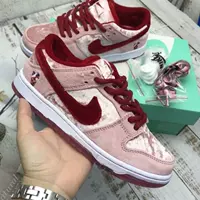 Кроссовки Putian Chunyuan NK, специальная цена, сломанный код, кроссовки NKSB, низкие кеды на День святого Валентина, Golden Rooster Shiro, шерсть Хиросимы