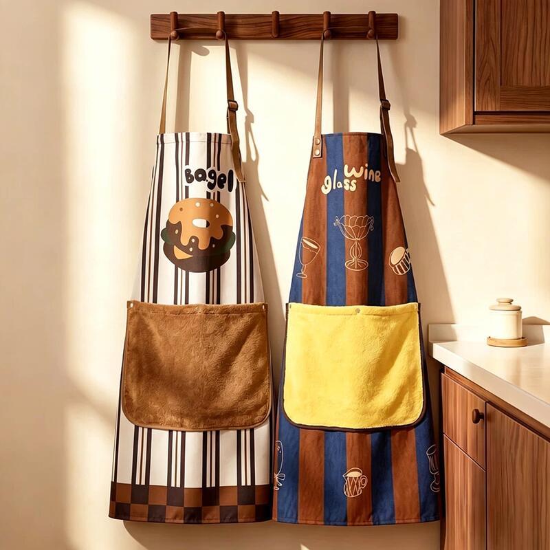 Washable Halter Neck Apron for Women, Waterproof, Oil-Proof, Stain-Resistant, Household Use, 2026 New Model, Cute Apron for Cooking and Vending Washable Halter Neck Apron for Women, Waterproof, Oil-Proof, Stain-Resistant, Household Use, 2026 New Model, Cute Apron for Cooking and Vending