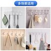Strong Adhesive Hooks, No Drilling Required, for Kitchen Walls, Clothes, Wall-Mounted, Traceless, Heavy-Duty, for Hanging Clothes, Bathroom Sticky Hooks