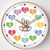 Early Education Learning Wall Silent Clock Wall Clock Living Room Home Clock Student Children Simple and Stylish Wall Clock