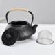 Iron Kettle Manufacturer Japanese-Style Cast Iron Kettle for Boiling Water, Making Tea, and Cooking, Iron Teapot for Home Use, Cross-Border Tea Set with Filter