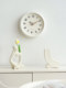 Mjk Clock Wall Clock Living Room 2026 New Model Home Use Stylish Silent Simple Modern Cream Style Clock Wall Hanging