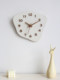 Mjk Nordic Creative Wall Clock Living Room 2026 New Model Clock Home Silent Simple Clock Wall Hanging No Drilling Required