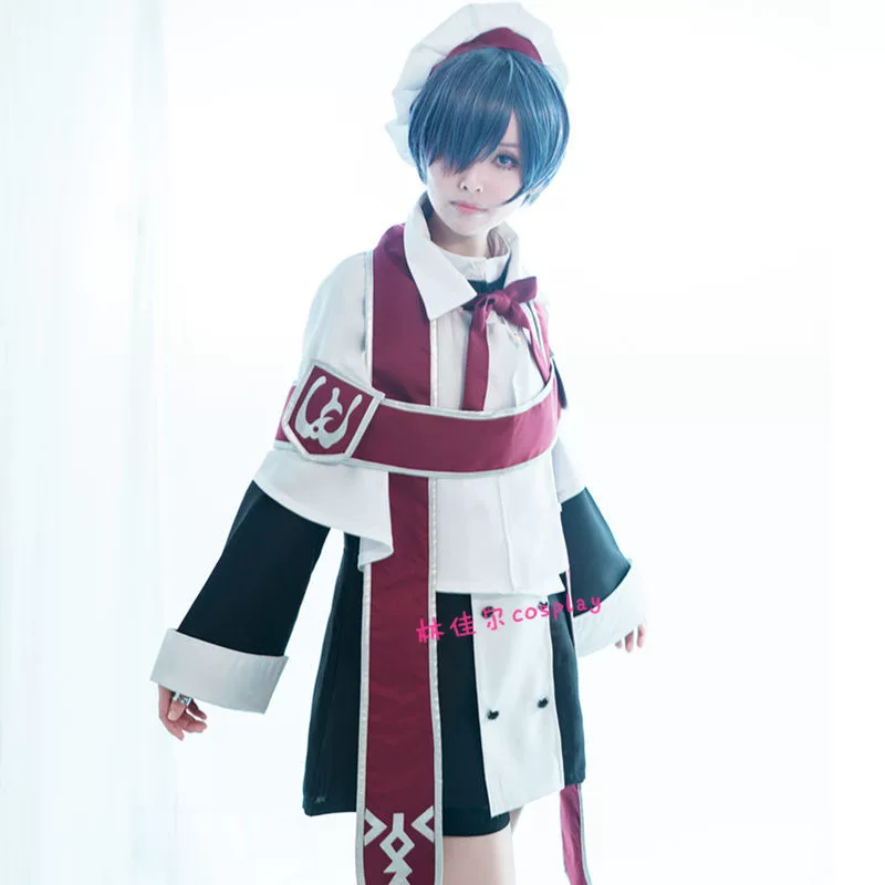Spot Charles Dedicated CO Van Doman Church Singing Poetry Class COSPLAY clothes wigs