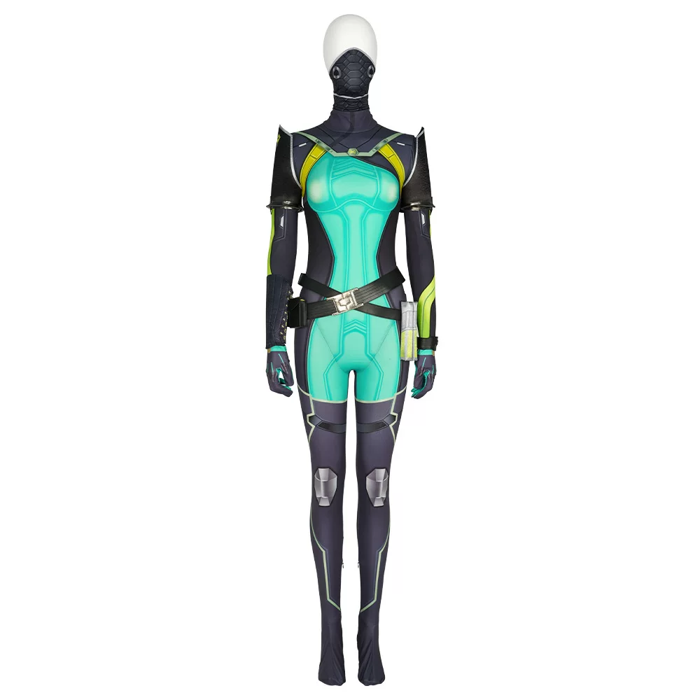 Контракт cos костюм Fearless VALORANT Viper, косплей образ Viper для игры [Recruit]