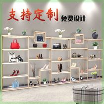 Shoe store shelves commercial shoe store display racks shopping mall window shoe and bag display racks boutique shoe store shoe racks can be customized
