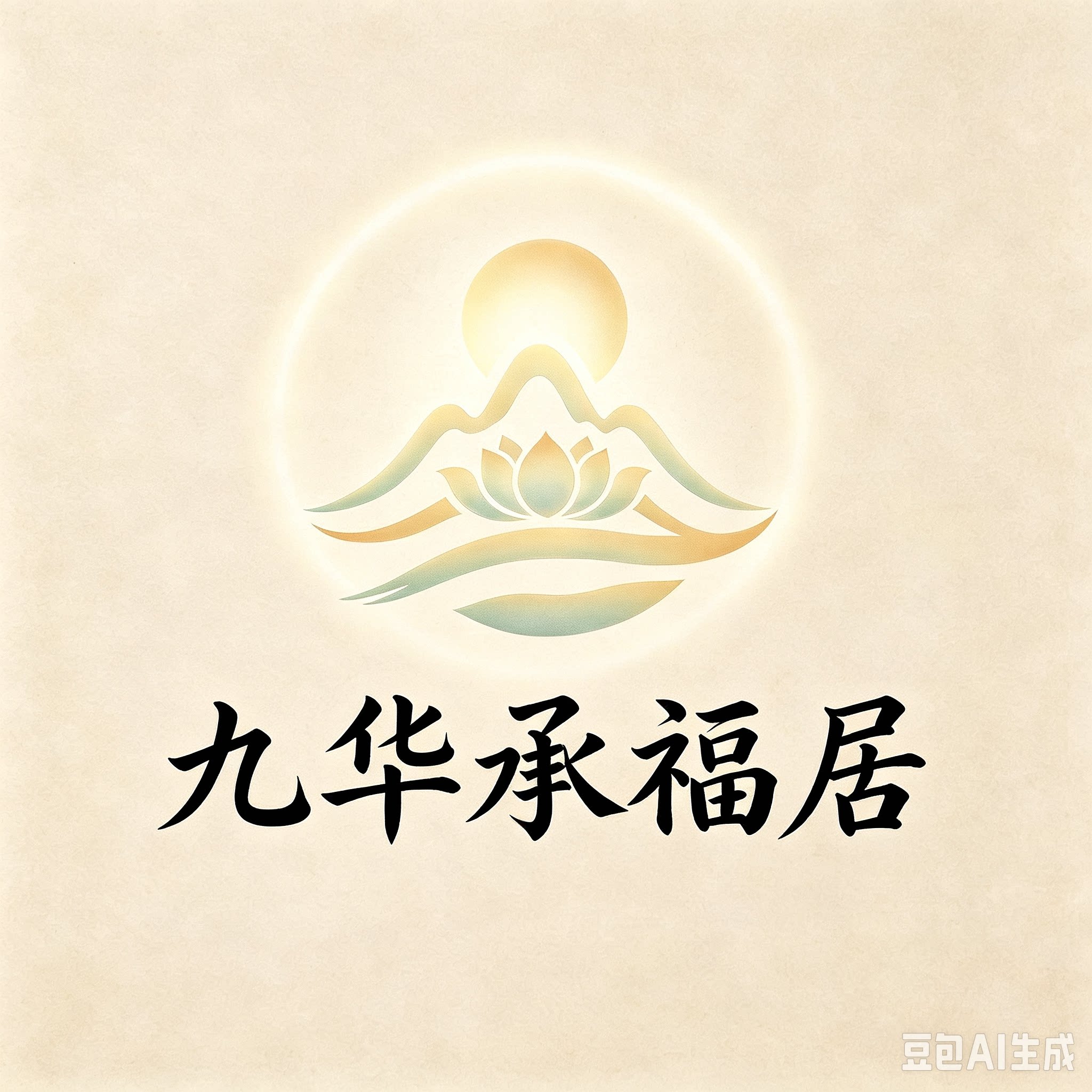 九华承福居  实木佛具典藏的LOGO