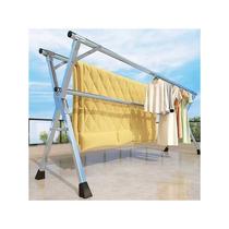 Pure 304 stainless steel clothes hanger folding floor-standing indoor and outdoor balcony quilt drying artifact bedroom home cooling clothes pole