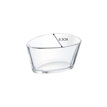 Pudding bottle high temperature resistant tempered glass steamer egg steamer rice cooker hot dish artifact fan-shaped steaming box steaming plate rice cooker stew pot