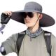 Hat Men's Summer Fishing Anti-Uv Mountaineering Sun Hat 2026 New Neck Protection Large Brim Sun Protection Sun Hat