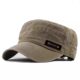 Washed Hat, Vintage Cotton Flat-Top Cap for Spring, Autumn, and Winter, Outdoor Casual Men's Breathable Summer Sun Hat
