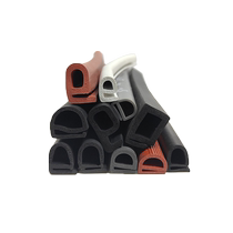 Silicone E-type sealing strip without peculiar smell silicon rubber e-word strips high temperature resistant oven oven sealing strip