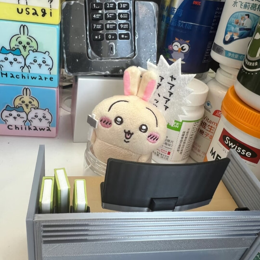 bjd场景道具娃屋 mini工位牛马桌bjd电脑桌微缩乌萨奇棉花娃娃道具娃屋迷你工作桌