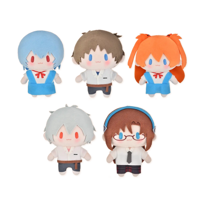 Spot BEMOE ກ່ອງຫນ້າຮັກ EVA Neon Genesis Evangelion plush doll Asuka Ayanami Rei