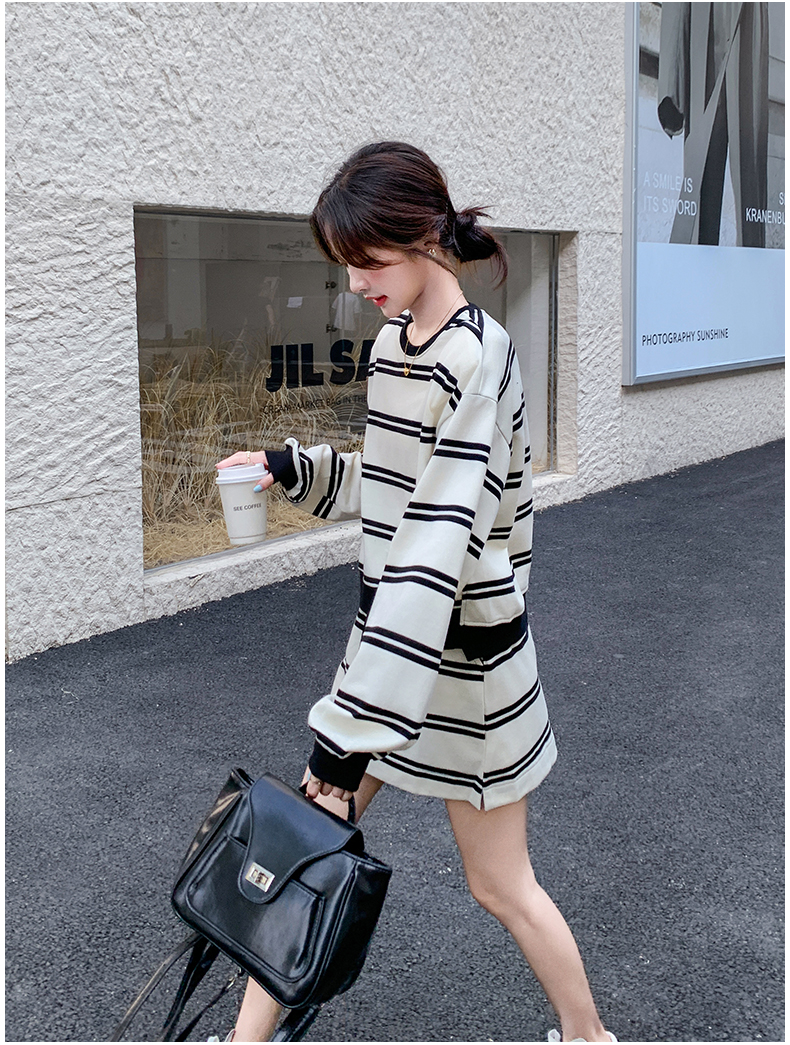 Main promotion: Black and White Stripe Set 191-99117-P145K208_voghion.com