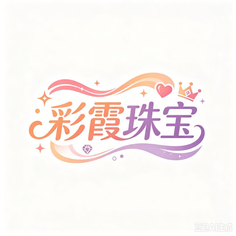 彩霞珠宝二店的LOGO