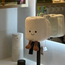 Toilet Paper Toilet Paper Doll New Fun Toilet Tie Roll Soft Plush Soothing Doll for Girlfriend