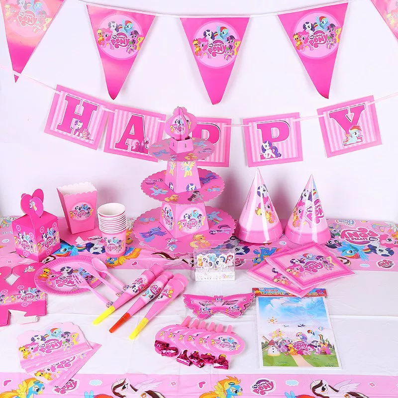 [Тематика вечеринки My Little Pony] Декорации на день рождения