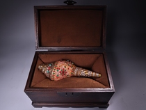 Treasures Tibet flower silk studded jewel sea snail purse silver method screw method reels 709g long 25cm 25cm 11cm