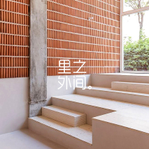 Retro-Silence Wind Clay Brick Coffee Shop Background Wall Tooling Material Pull Groove Mold Brick Solid Brick Commercial Space