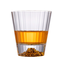 Suning whiskey glass home retro crystal glass wine glass creative high-end beer glass cocktail 2112