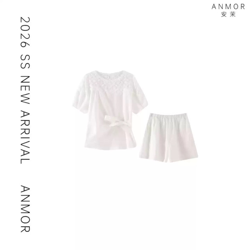 【Fourth Most Popular】Anmor Anmo【Chuanyuan Set】Fashionable and Versatile Casual Set Am1248