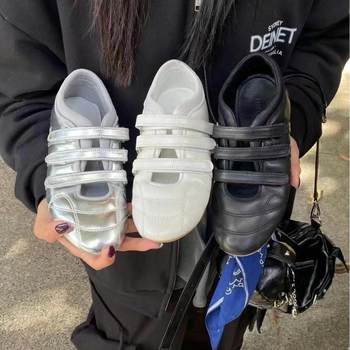 Kikibest casual versatile velcro mary jane single shoes for women new versatile german training ballet shoes Kikibest casual versatile velcro mary jane single shoes for women new versatile german training ballet shoes