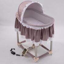 High-end coaxing artifact new baby cradle newborn baby coaxing baby to sleep intelligent up and down rocking carrot squatting baby