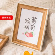 DIY photo frame setting table simple creative 6 inch 7 inch 8 inch A4 art photo wall hanging A3 art calligraphy frame setting table