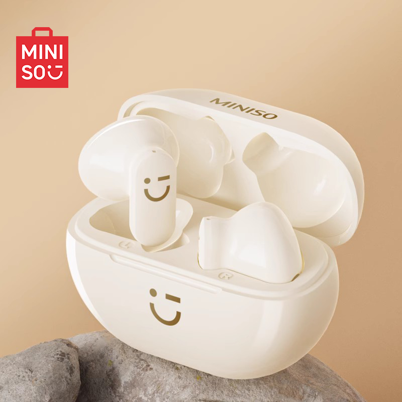 Беспроводные полуподушечки Miniso Mingyin Youpin, Bluetooth наушники полузакрытые, шумоподавление, спортивные, премиум, длительная работа батареи, новые для женщин