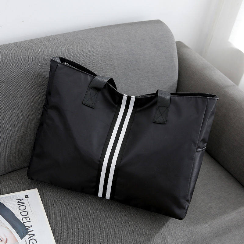 Hand Oxford Cloth Bag Mesh Red Single Shoulder Diagonal Satchel 100 Hitch Business Travel Bag Woman Short Luggage Admission Brief-Taobao