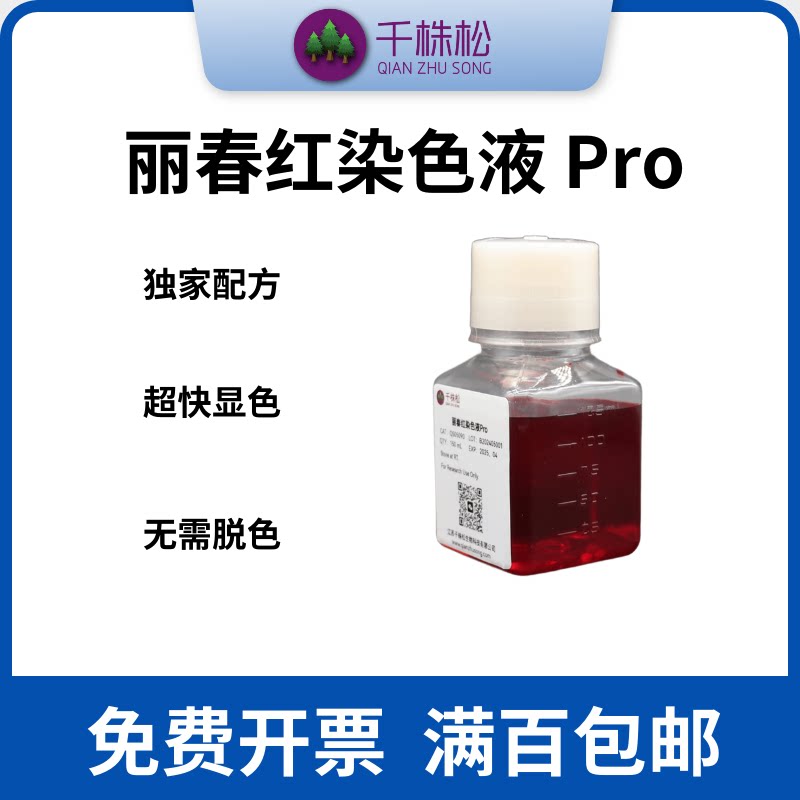 丽春红染色液 Pro，即用型，蛋白分析，WB实验，转膜后染色