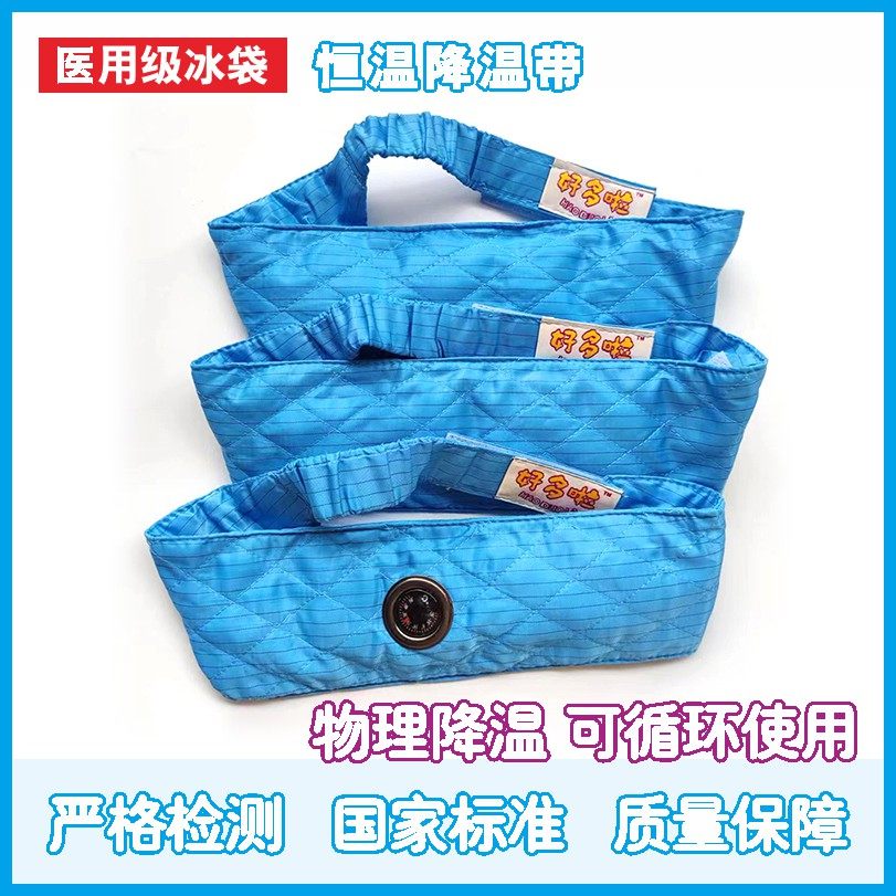 医用物理降温神器退烧冰袋成人儿童宝宝用退热冰包头带冰敷袋反复