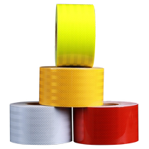 10CM super strong red and white traffic reflective film highway garage guardrail floor sticker height limit anti-collision warning tape paper