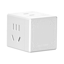 Rubiks Cube USB socket power conversion plug one-to-two-three-plug converter plug-in board multi-row expansion wireless