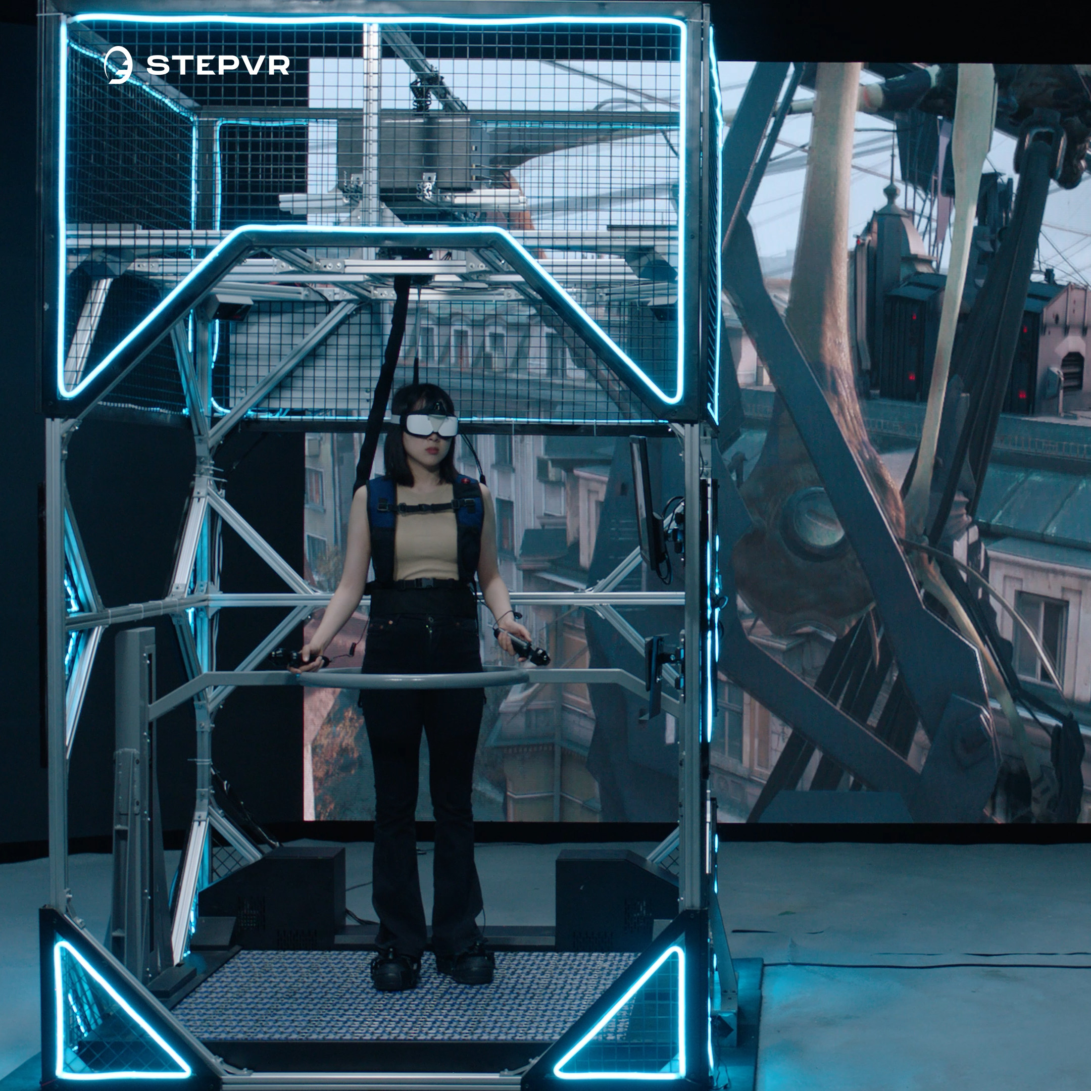 STEPVR元宇宙登入门VR万向跑步机三体V装具商场VR游戏机可接入STE到底咋样?_体感游戏机_淘宝游戏网