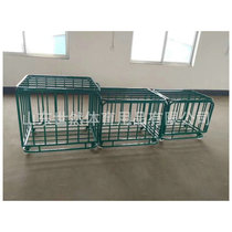 Ball storage cart stainless steel ball cart with wheels removable foldable basketball cart ball storage basket